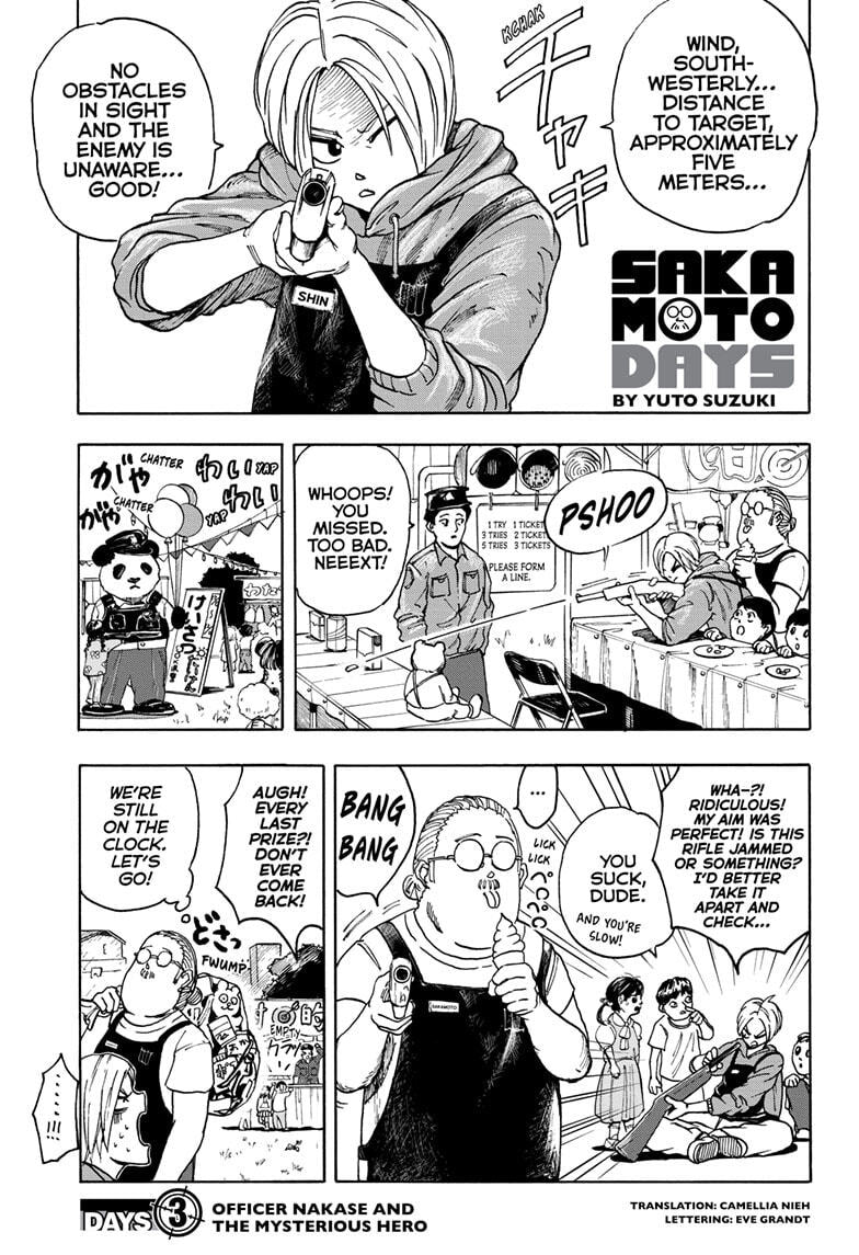 Read Sakamoto Days chapter 3 image 0 on Lezhin