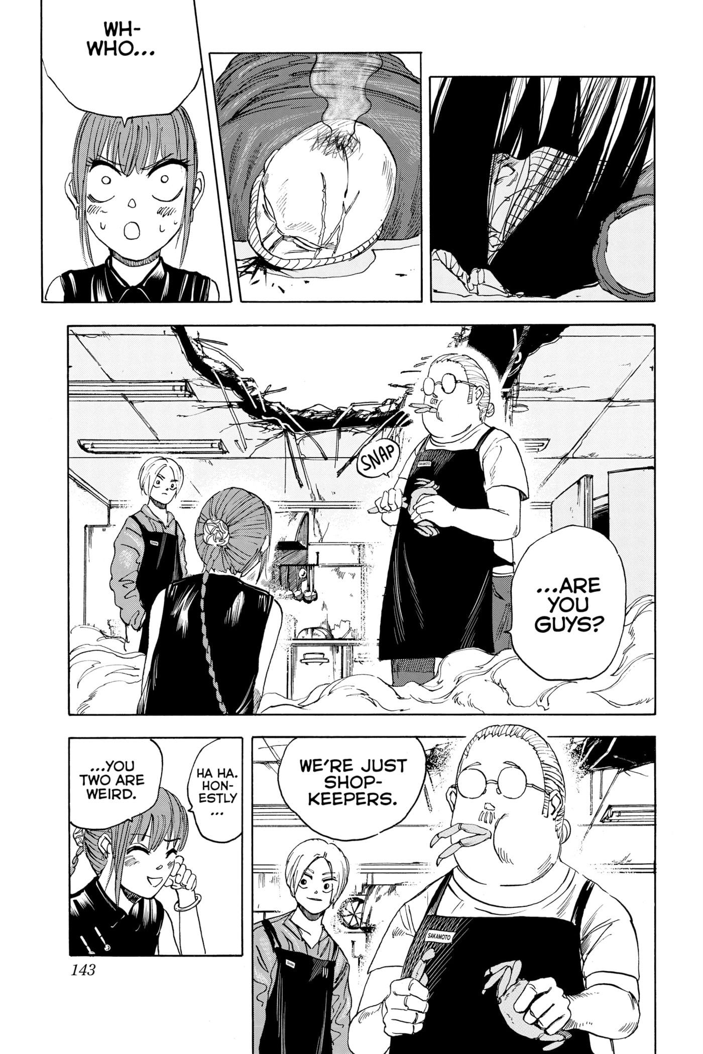Read Sakamoto Days chapter 5 image 12 on Lezhin