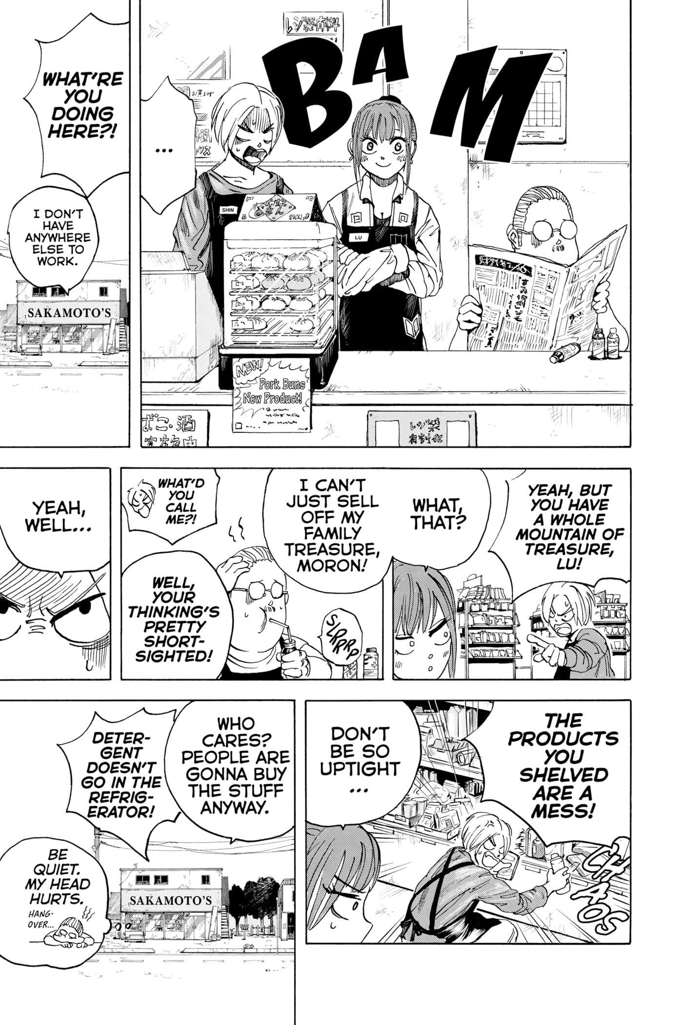 Read Sakamoto Days chapter 5 image 18 on Lezhin