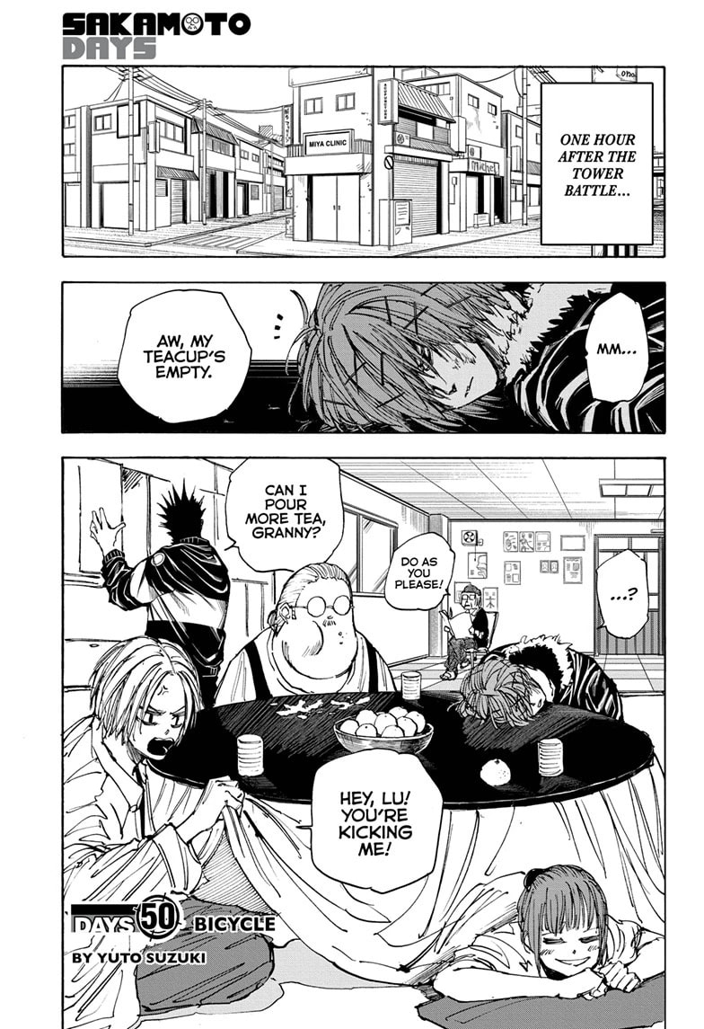 Read Sakamoto Days chapter 50 image 0 on Lezhin