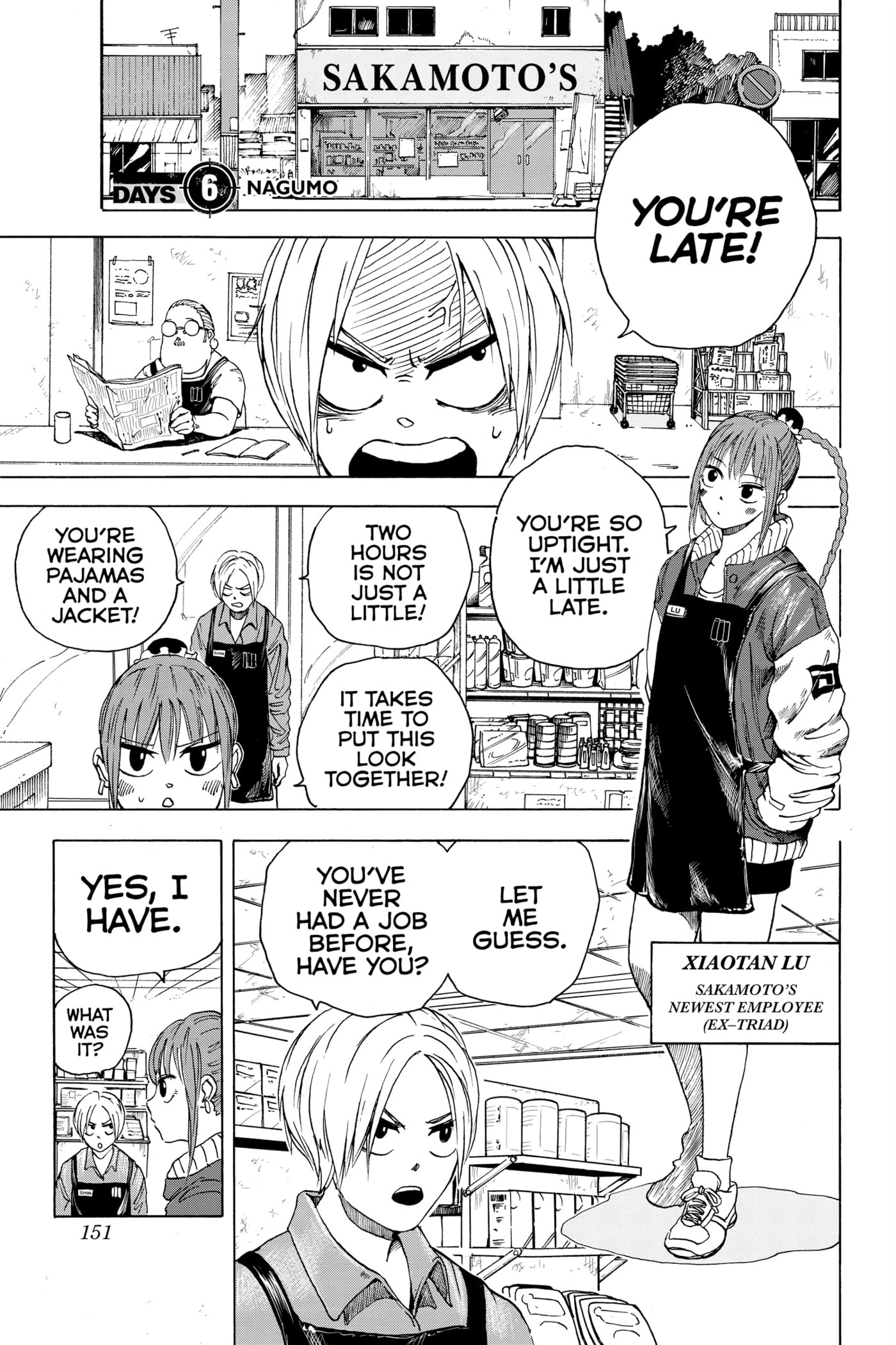 Read Sakamoto Days chapter 6 image 0 on Lezhin