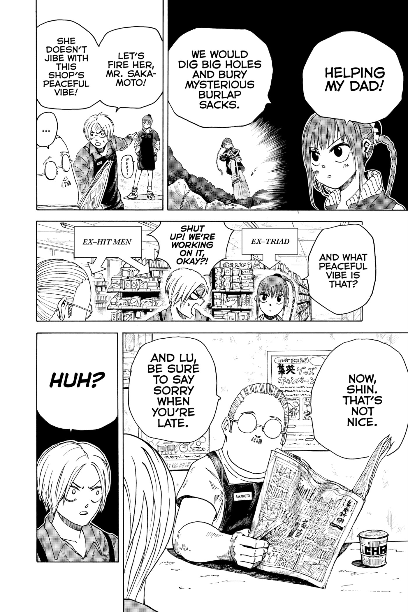 Read Sakamoto Days chapter 6 image 1 on Lezhin