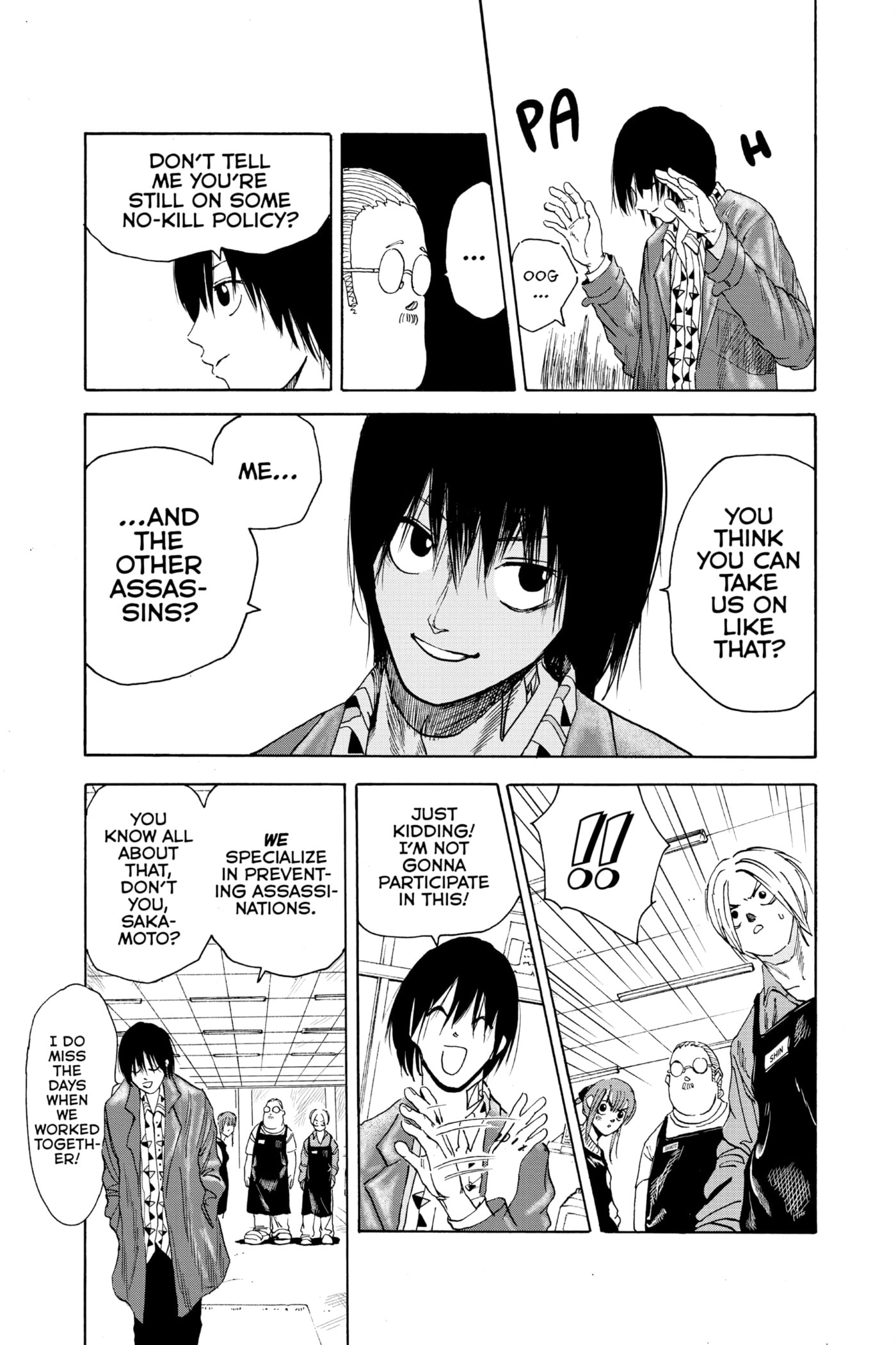 Read Sakamoto Days chapter 6 image 10 on Lezhin