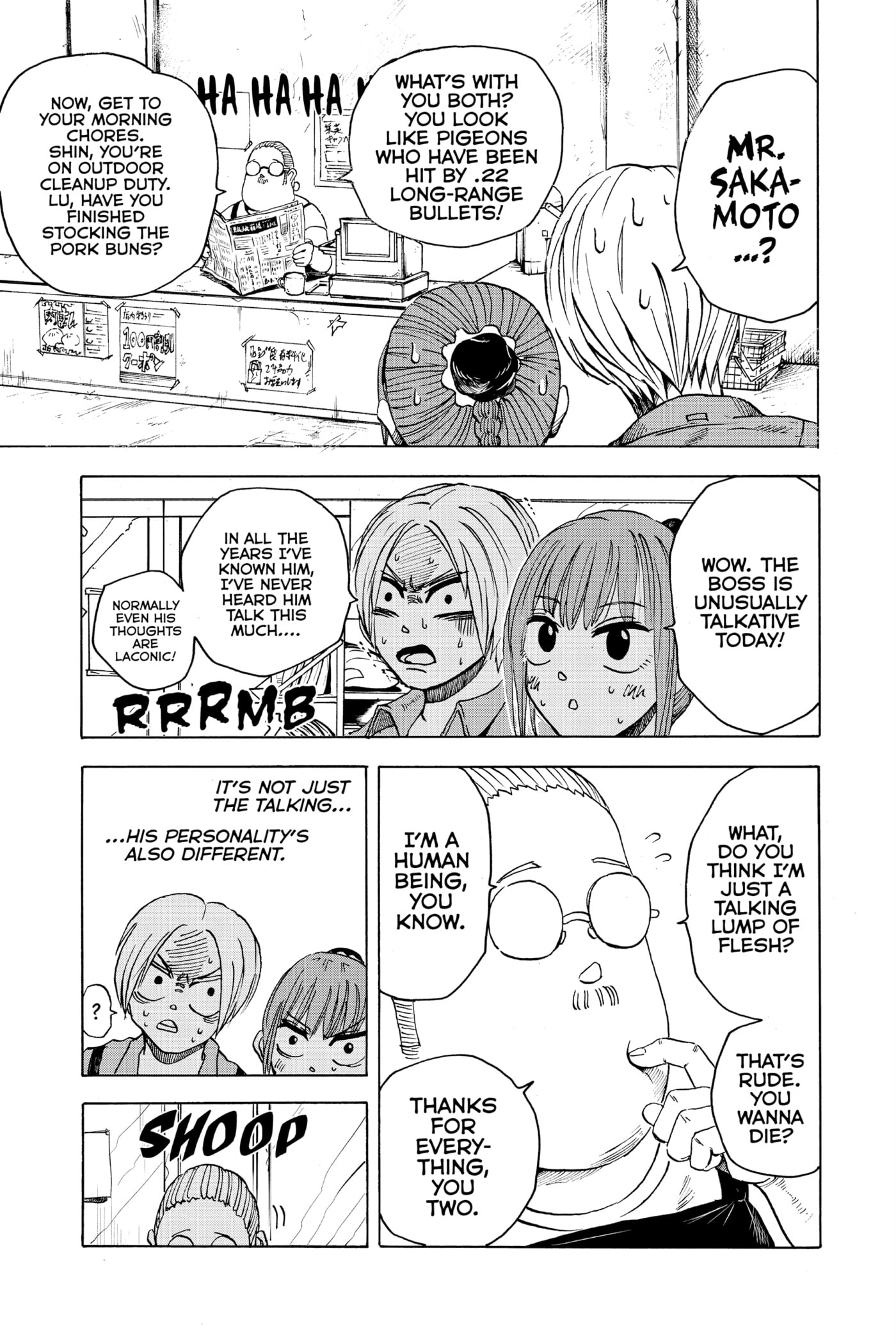 Read Sakamoto Days chapter 6 image 2 on Lezhin