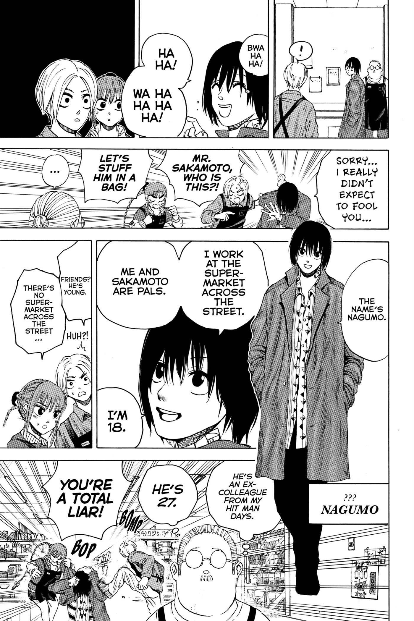 Read Sakamoto Days chapter 6 image 6 on Lezhin