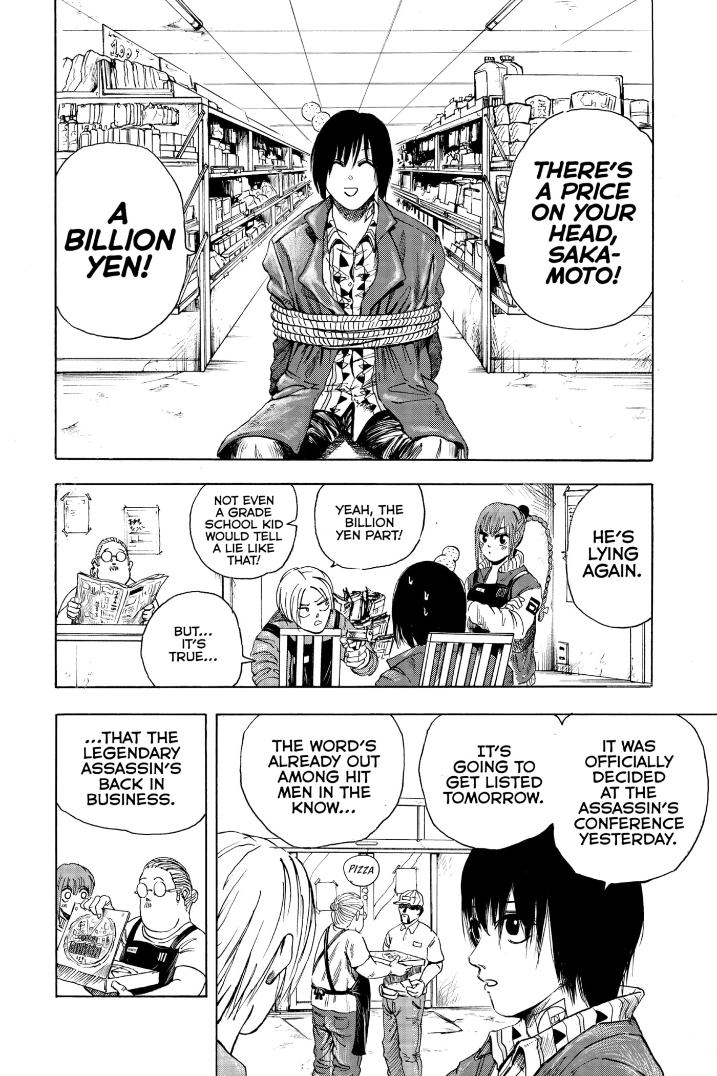 Read Sakamoto Days chapter 6 image 7 on Lezhin