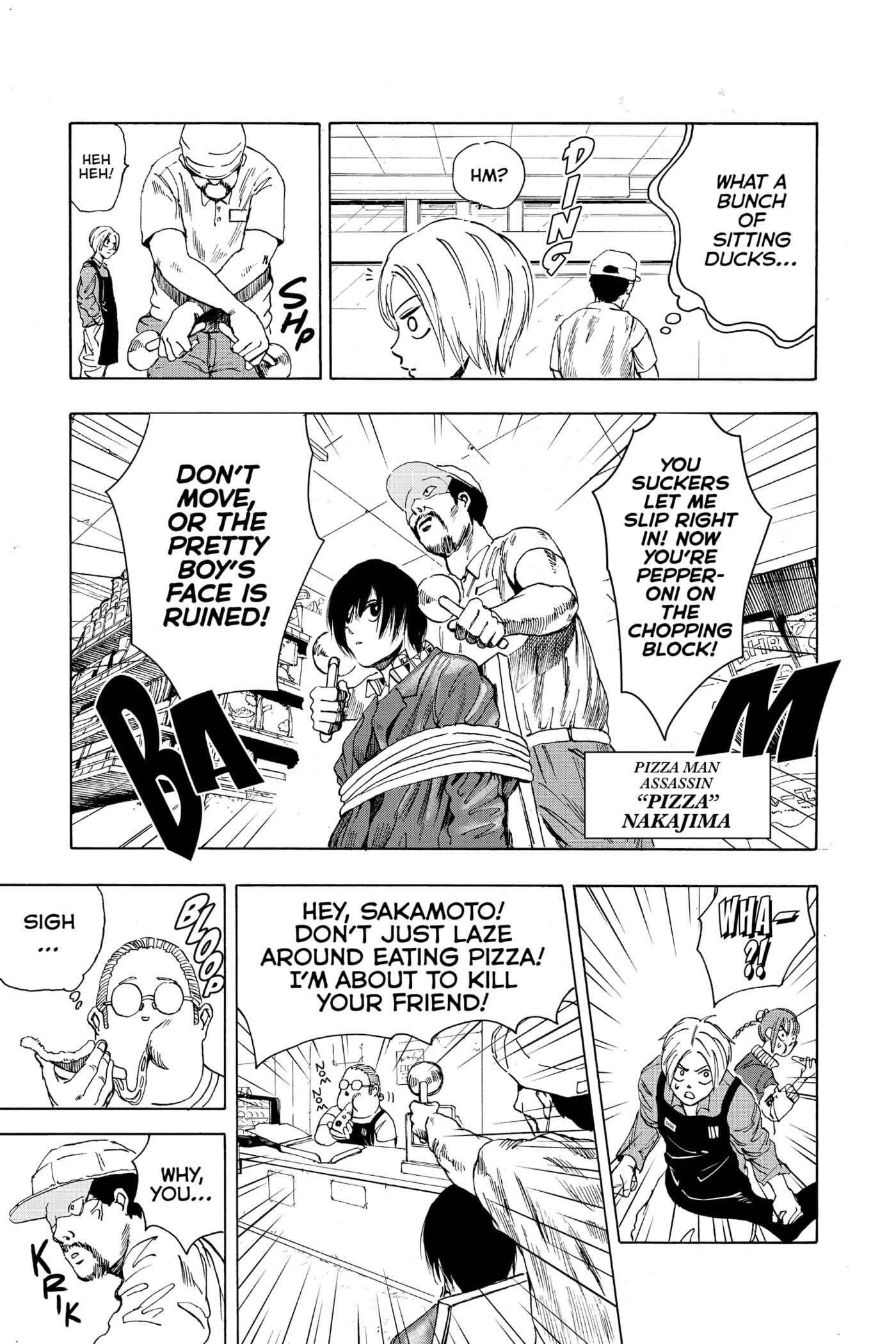 Read Sakamoto Days chapter 6 image 8 on Lezhin