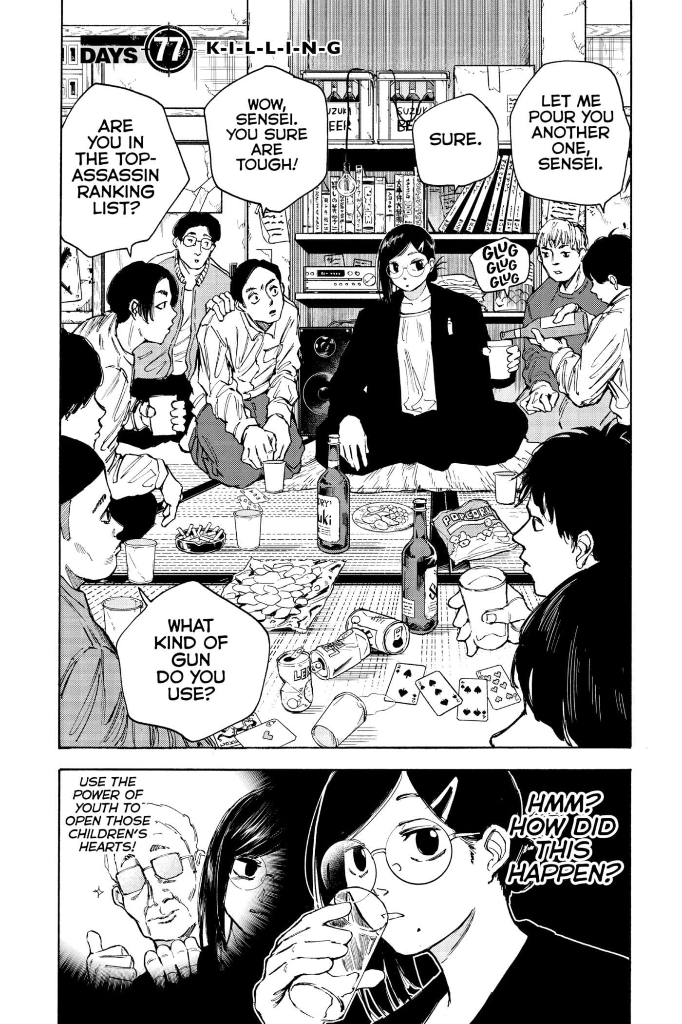 Read Sakamoto Days chapter 77 image 1 on Lezhin