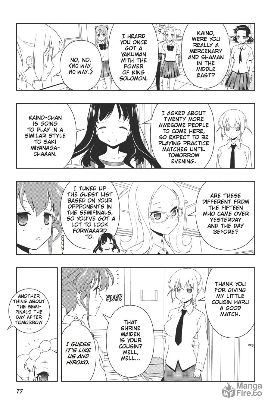 Read Saki chapter 100 image 4 on Lezhin