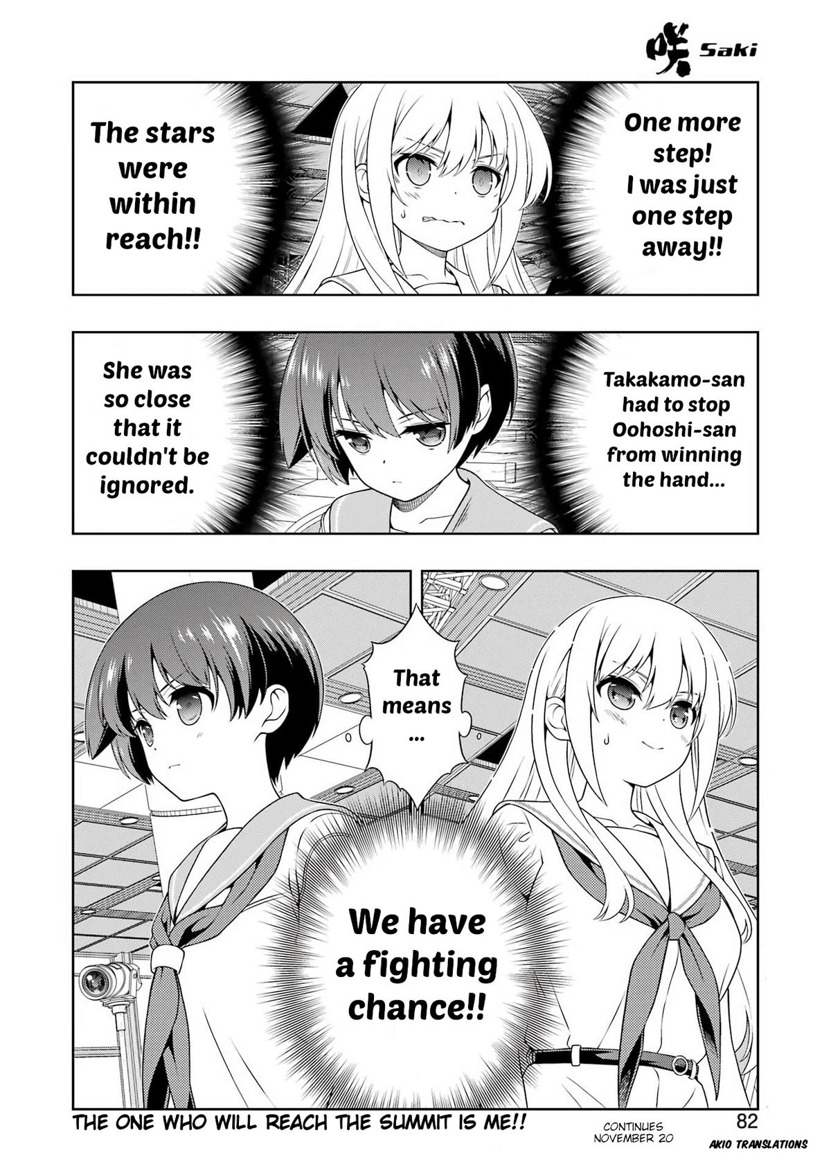 Saki Chapter 306 page 15 - 