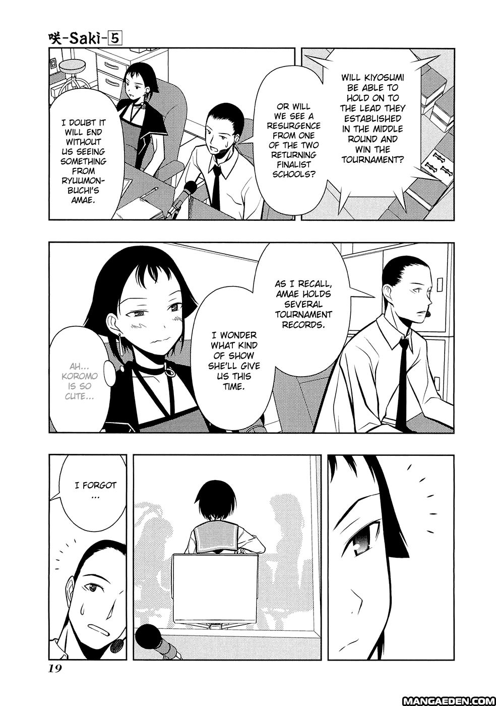 Read Saki chapter 34.1 image 22 on Lezhin