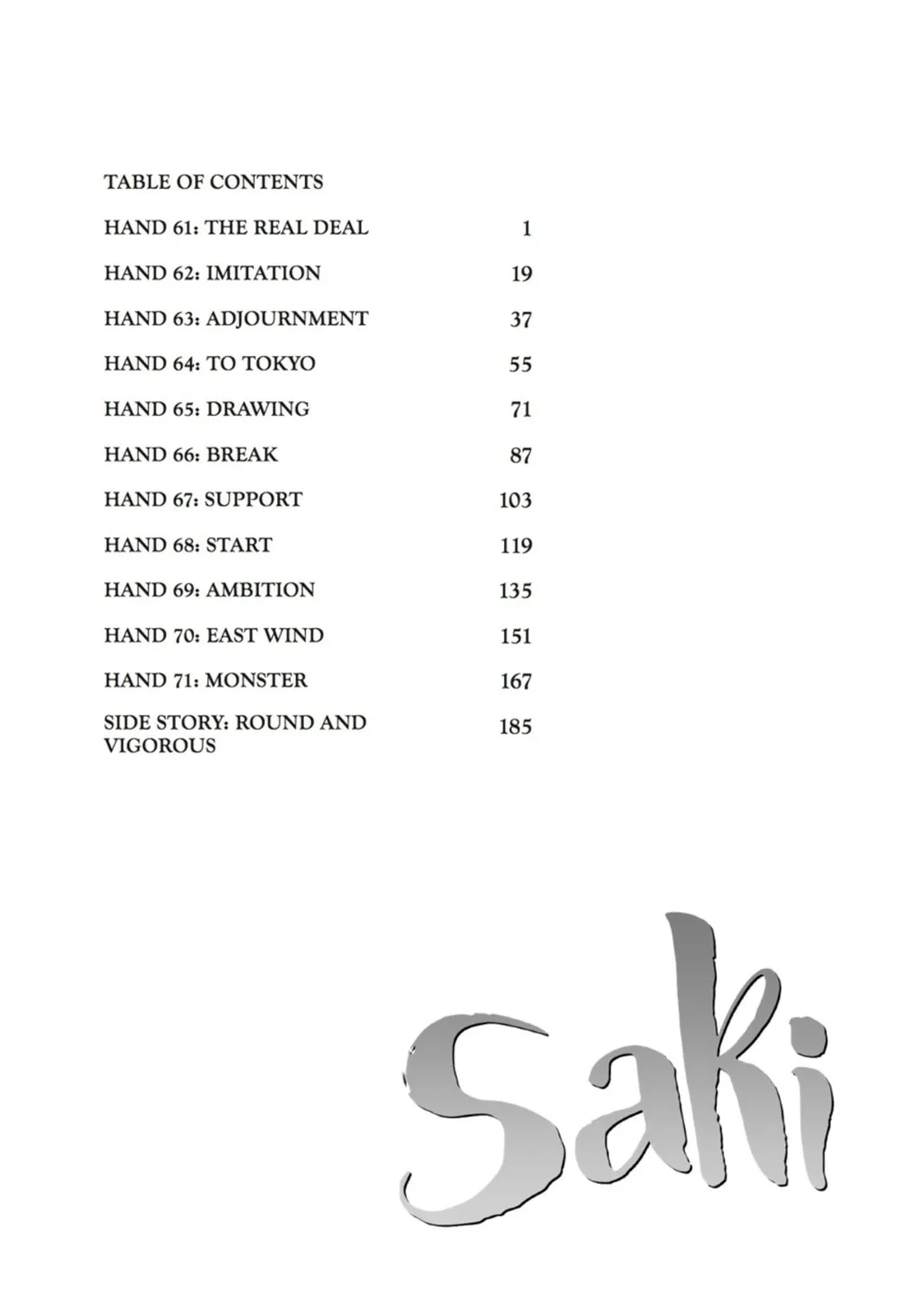 Read Saki chapter 61 image 6 on Lezhin