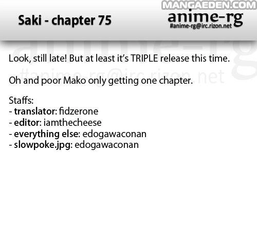 Read Saki chapter 75.77 image 20 on Lezhin