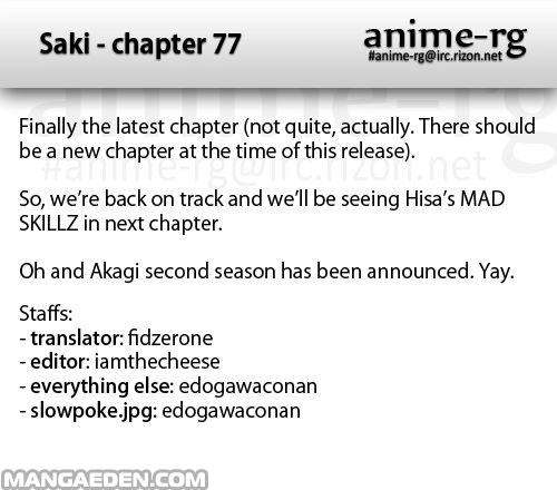Read Saki chapter 75.77 image 53 on Lezhin
