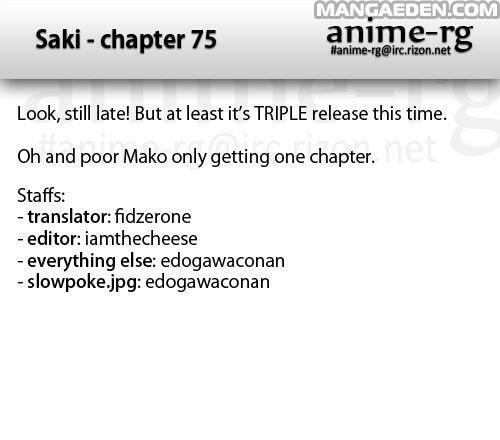 Read Saki chapter 75.8 image 20 on Lezhin