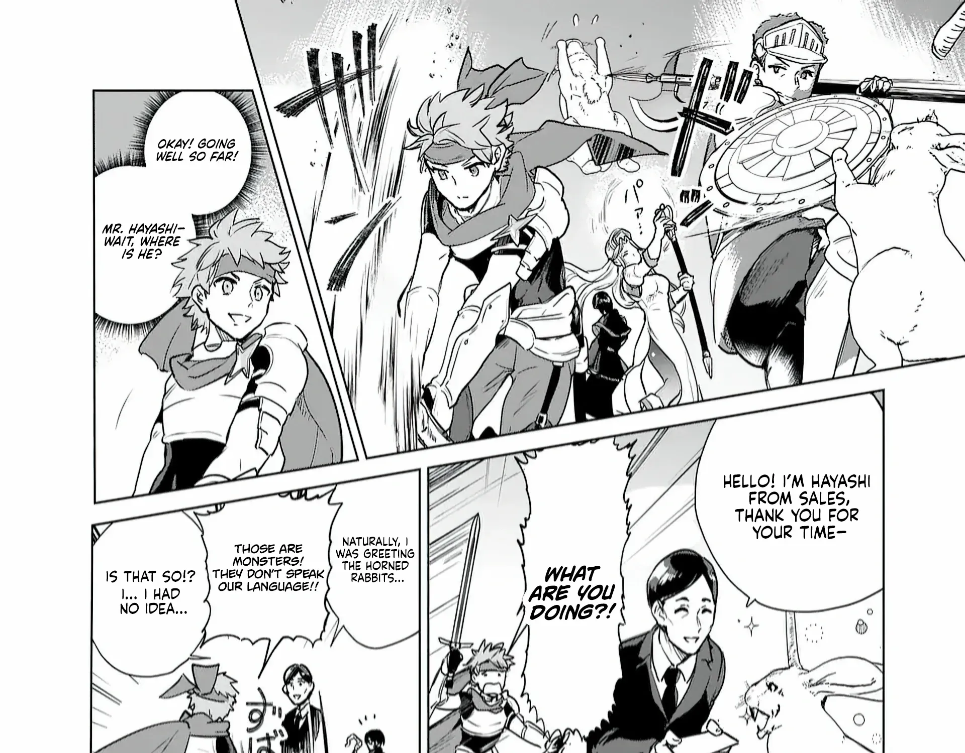 Salesman in Isekai Chapter 5 page 8 - 