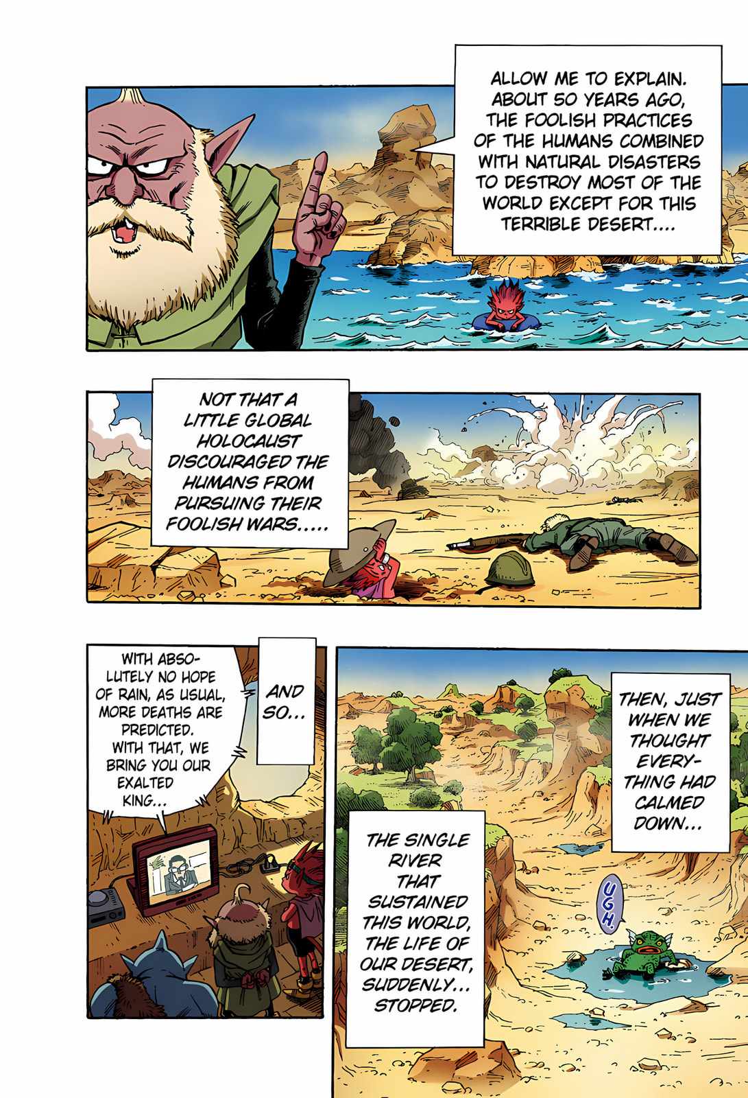 Read SandLand (Colored) chapter 1 image 12 on Lezhin