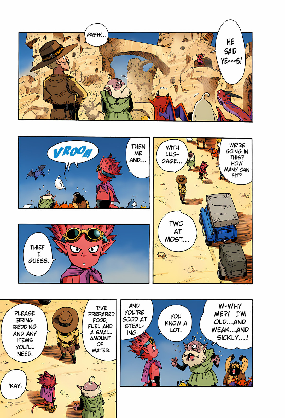 Read SandLand (Colored) chapter 1 image 21 on Lezhin