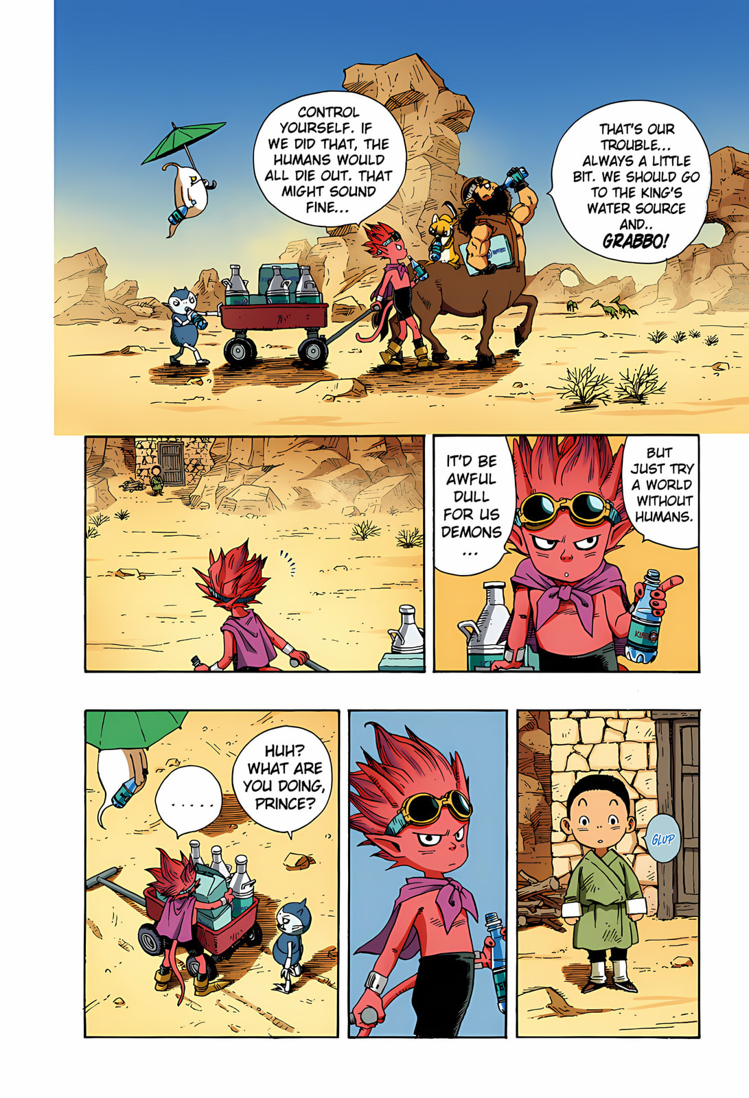 Read SandLand (Colored) chapter 1 image 8 on Lezhin