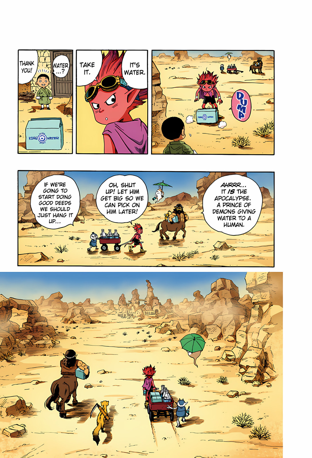 Read SandLand (Colored) chapter 1 image 9 on Lezhin