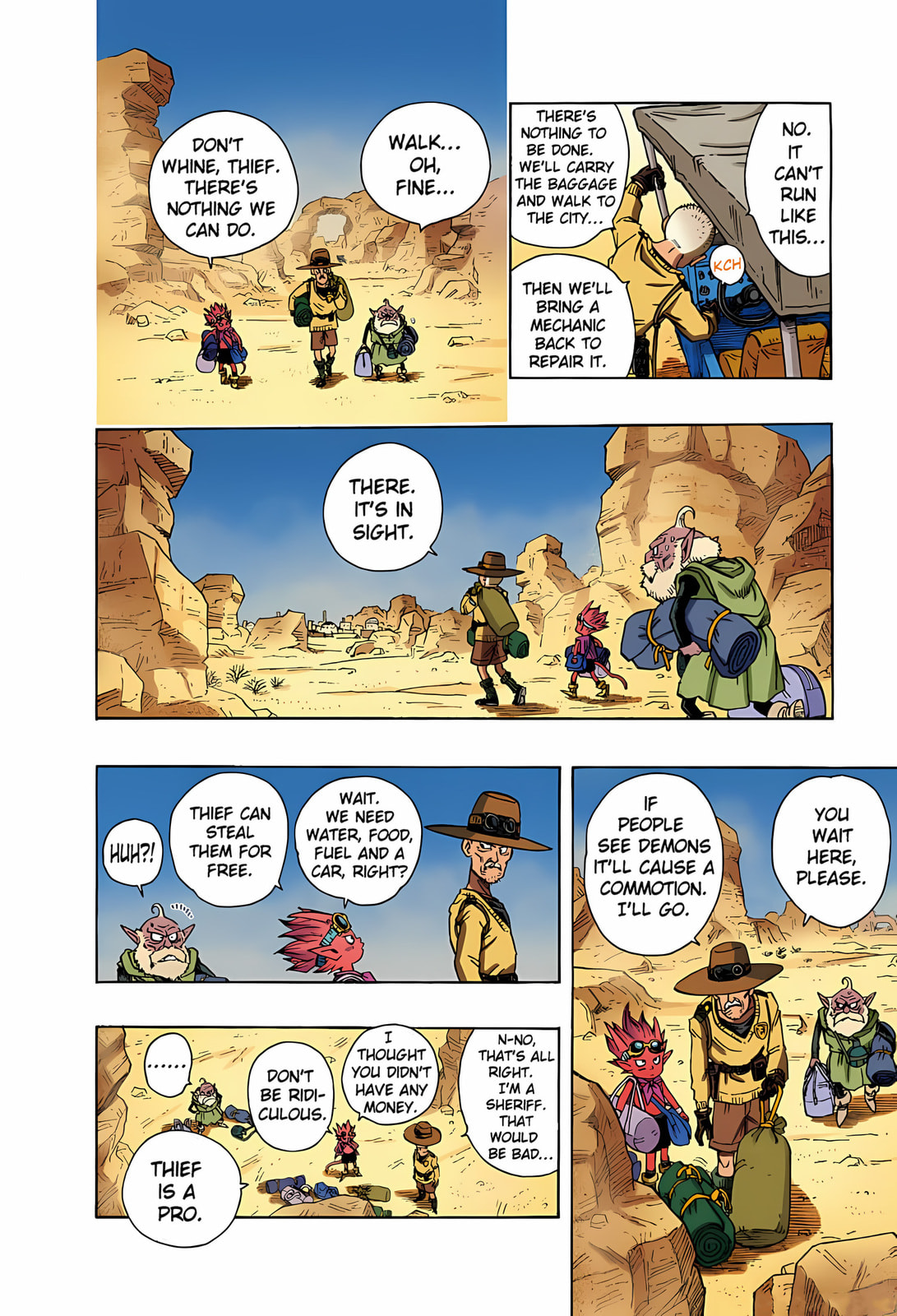 Read SandLand (Colored) chapter 2 image 11 on Lezhin