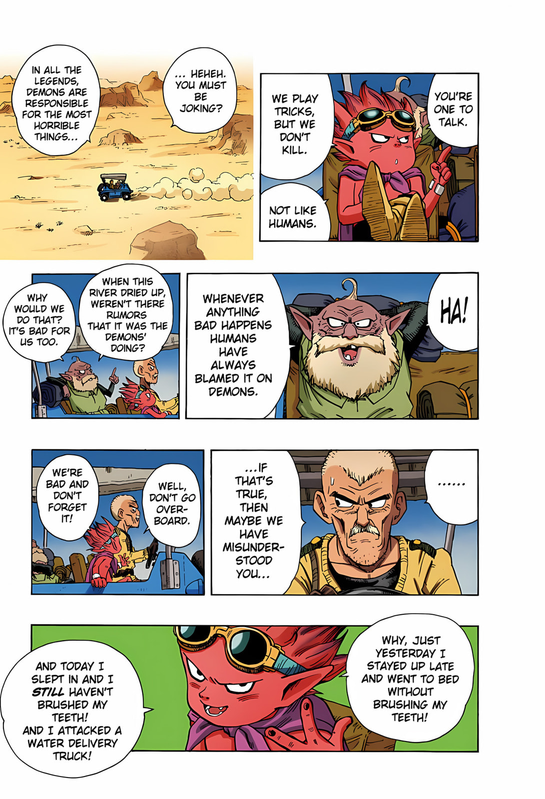 Read SandLand (Colored) chapter 2 image 2 on Lezhin