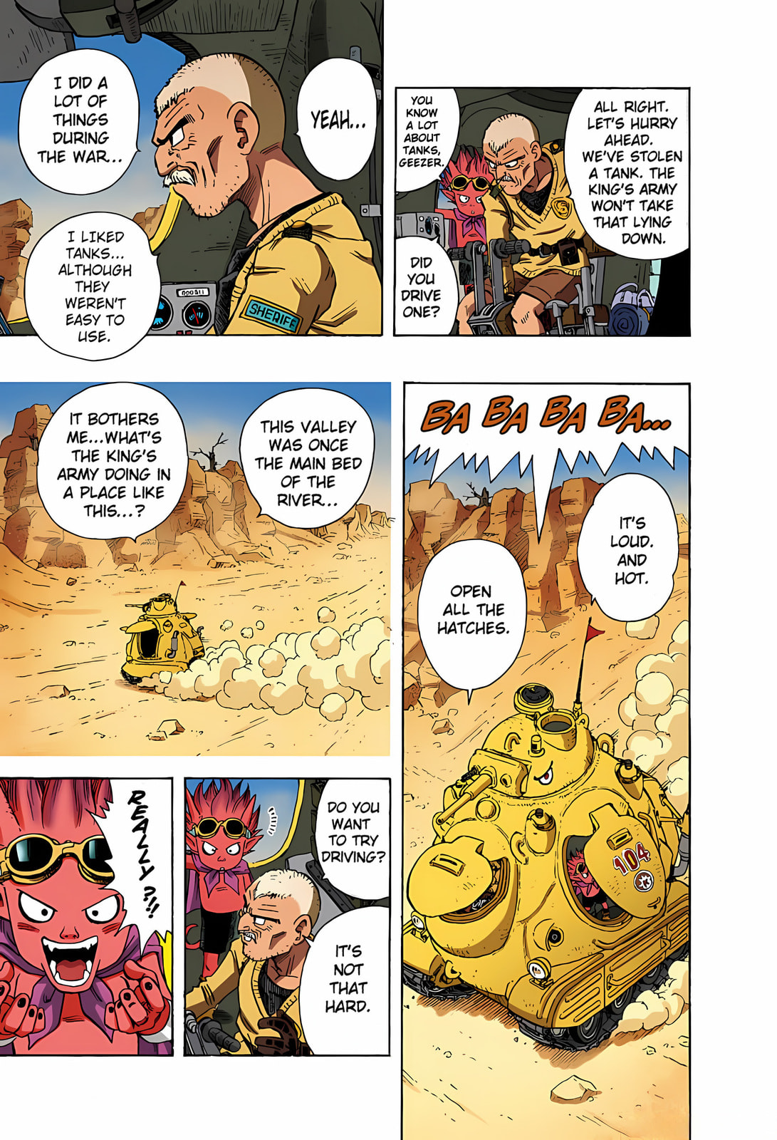 Read SandLand (Colored) chapter 3 image 9 on Lezhin