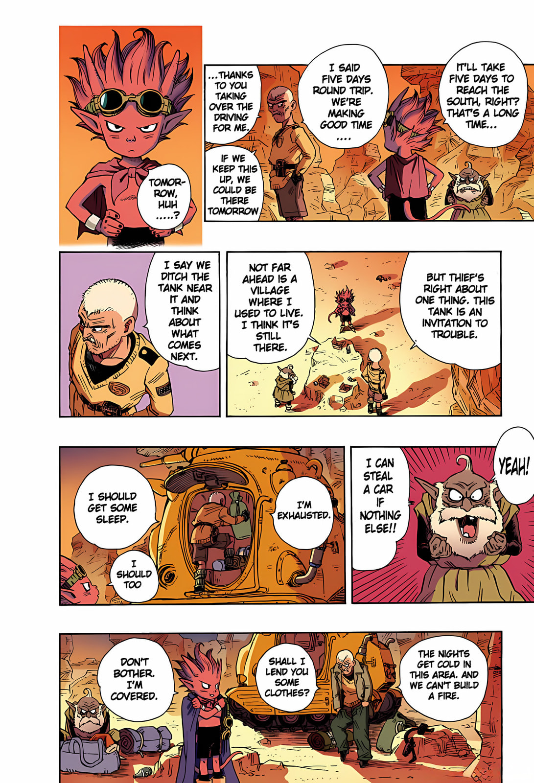 Read SandLand (Colored) chapter 5 image 8 on Lezhin