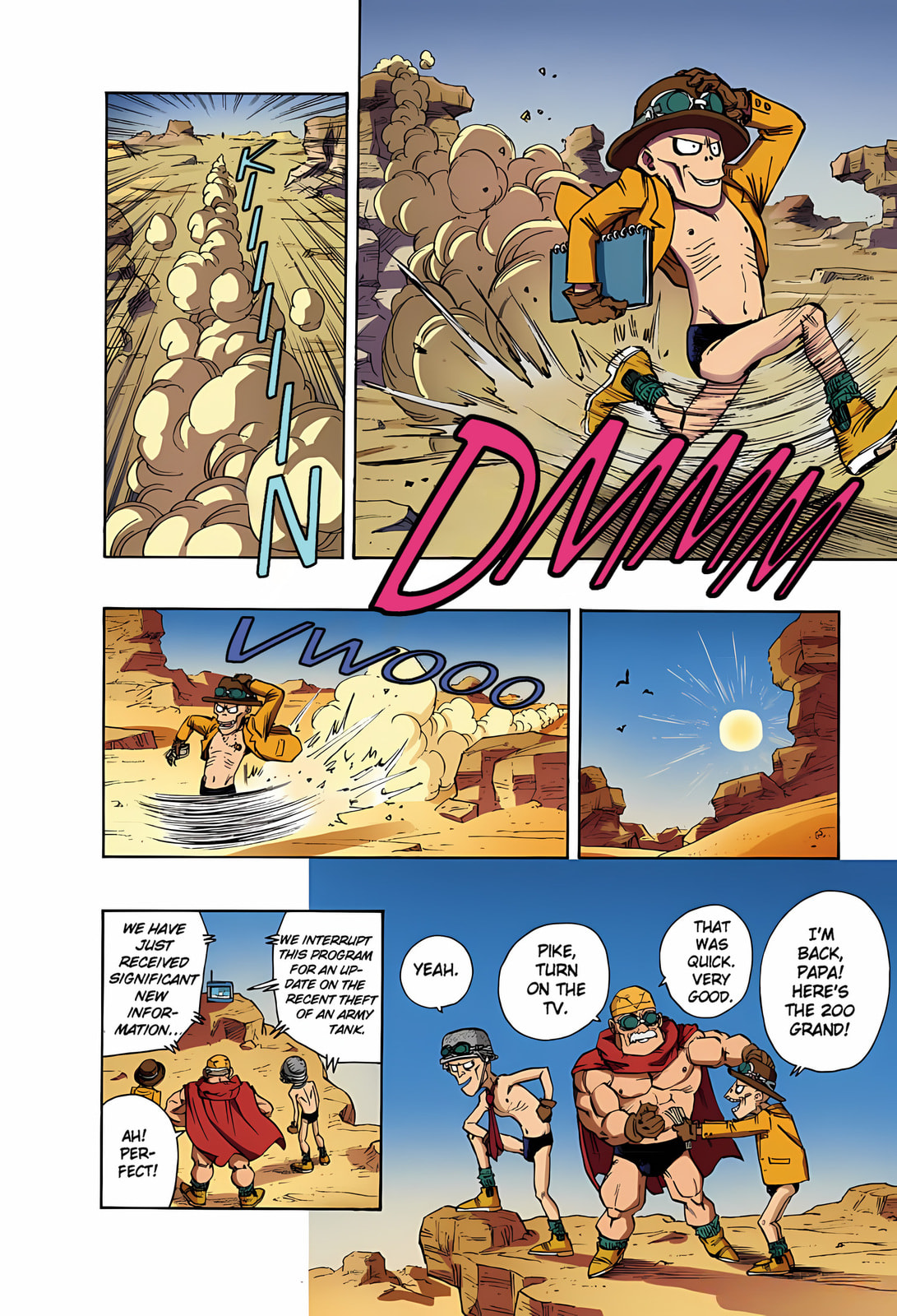 Read SandLand (Colored) chapter 6 image 8 on Lezhin
