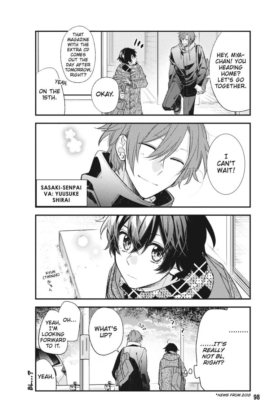 Read Sasaki and Miyano chapter 46.1 image 3 on Lezhin