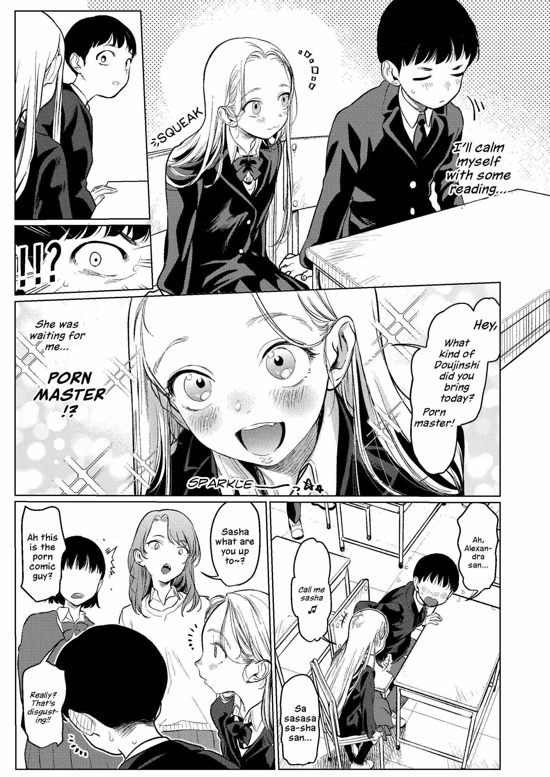 Read Sasha and Her Otaku Classmate chapter 2 image 2 on Lezhin