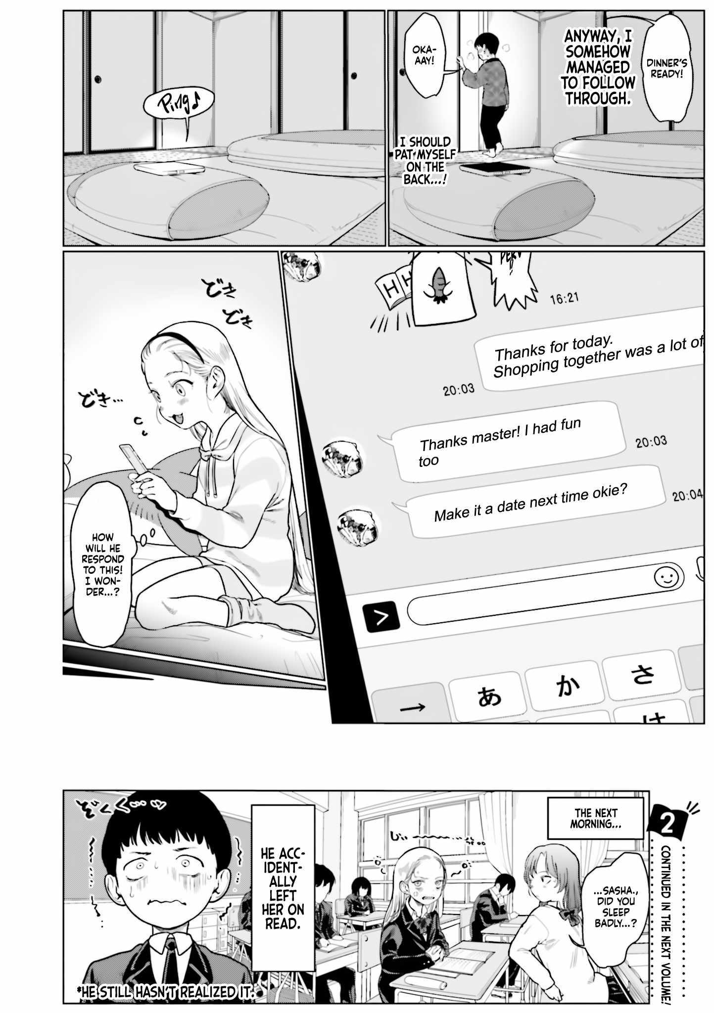 Read Sasha and Her Otaku Classmate chapter 21 image 3 on Lezhin