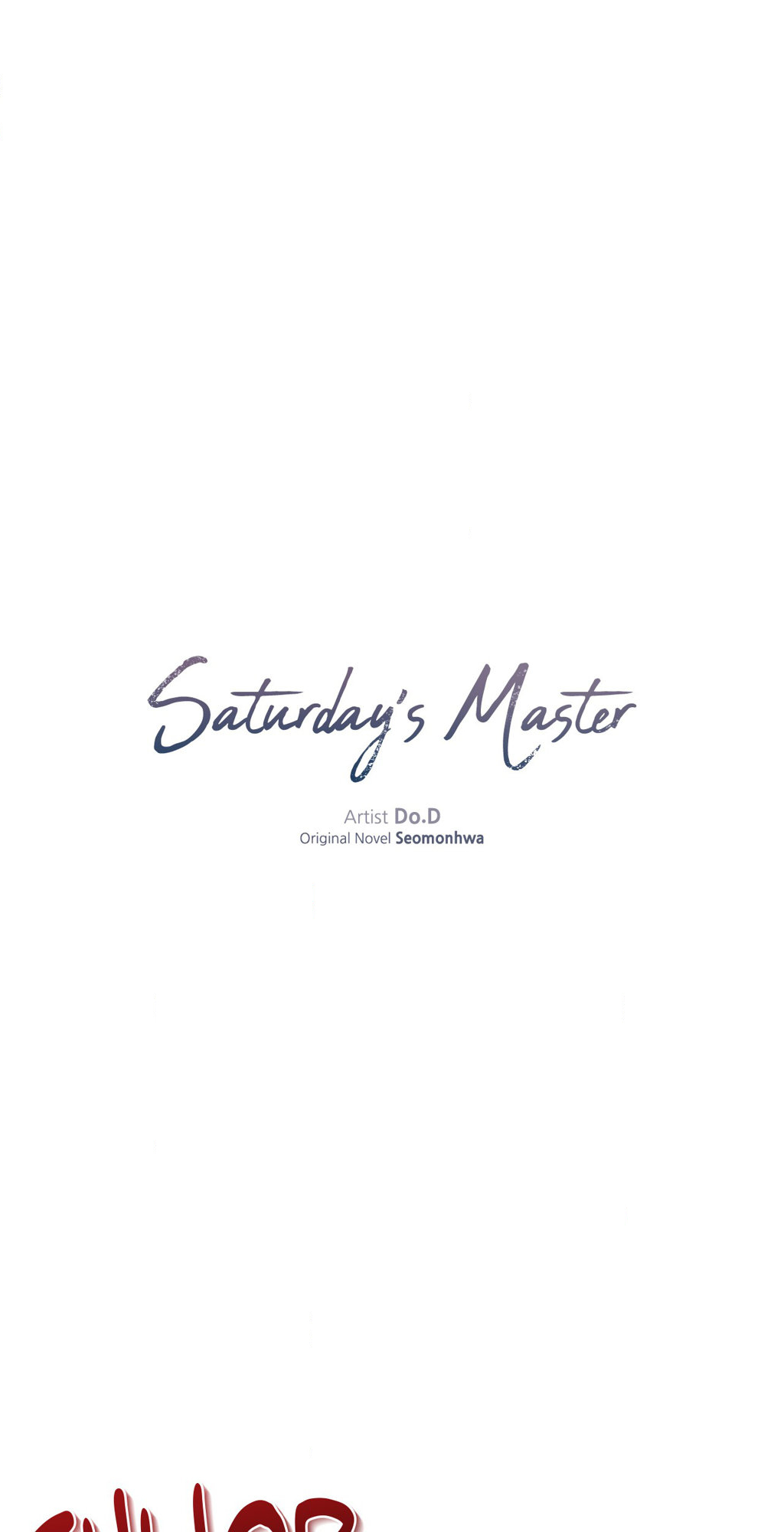 Read Saturday’s Master chapter 33 image 9 on Lezhin