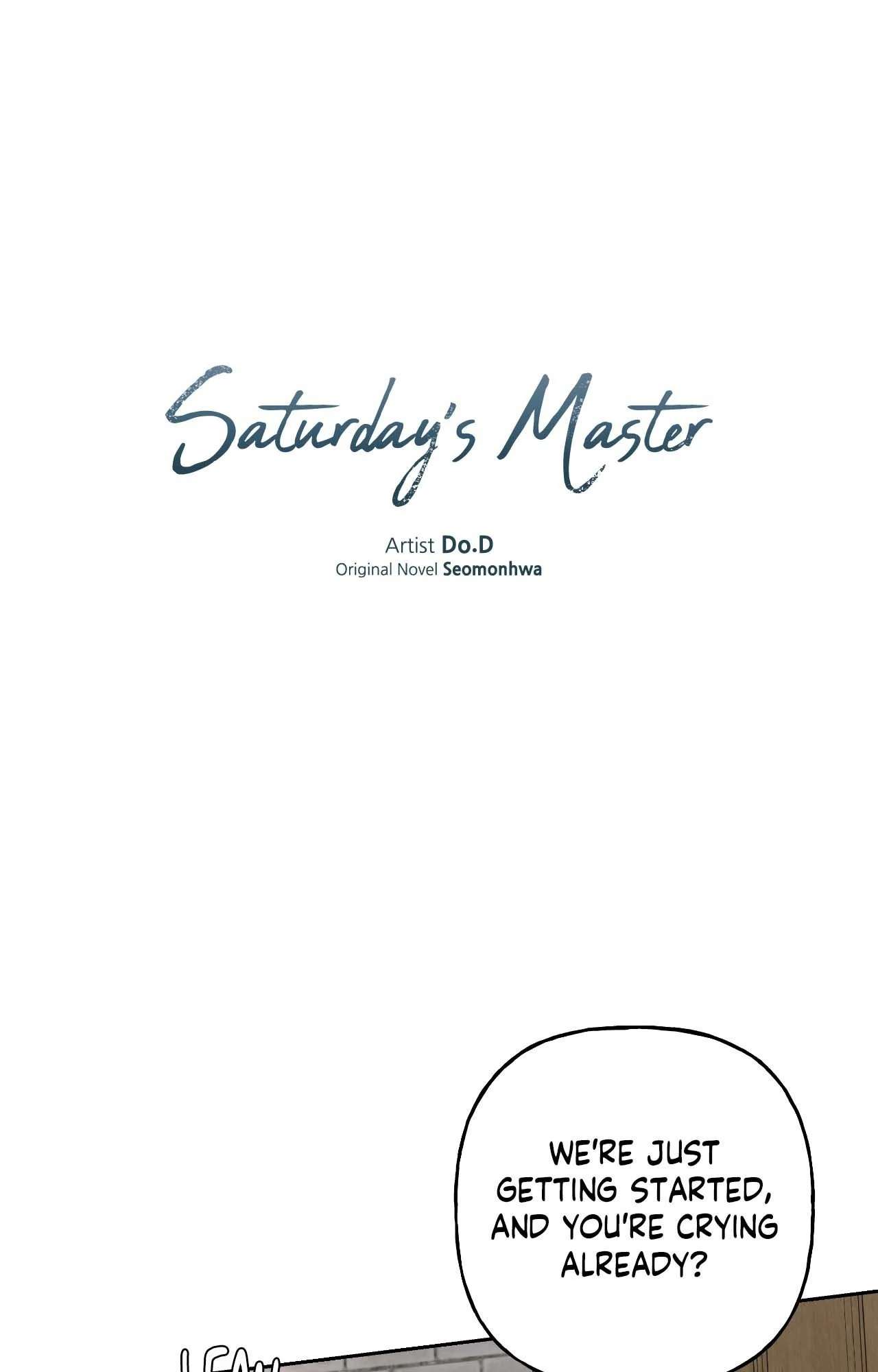 Read Saturday’s Master chapter 58 image 6 on Lezhin