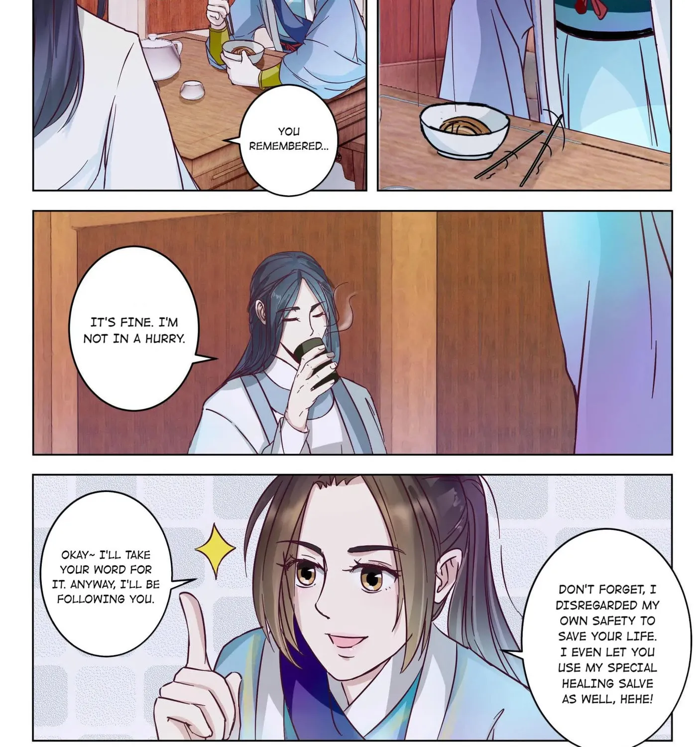 Read Save Me, Guild Master! chapter 13 image 3 on Lezhin