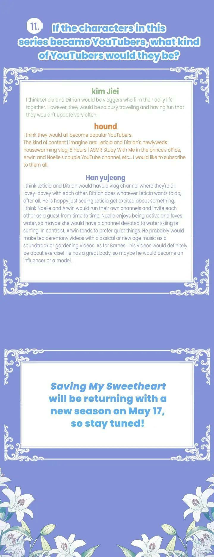 Read Saving My Sweetheart chapter 75.5 image 6 on Lezhin
