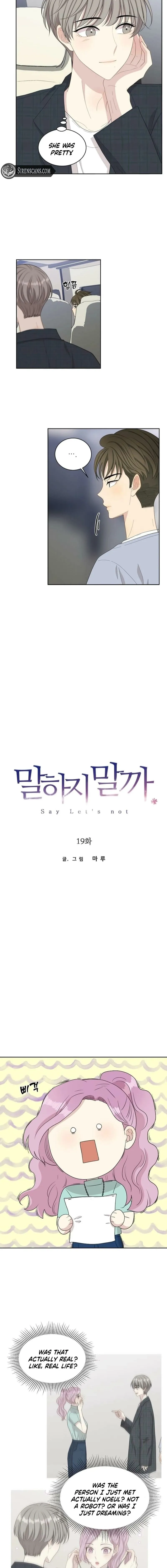 Say Let’s Not Chapter 19 page 4 - 
