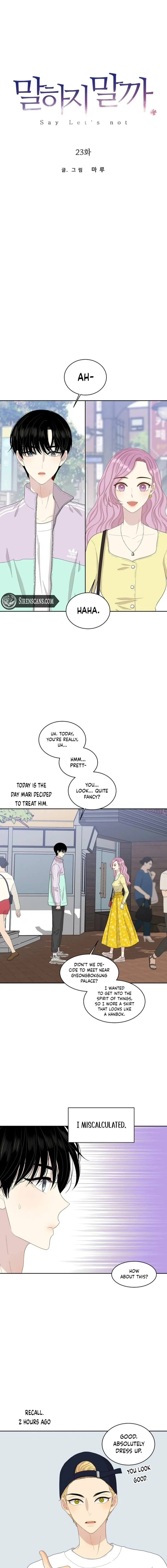 Say Let’s Not Chapter 23 page 7 - 