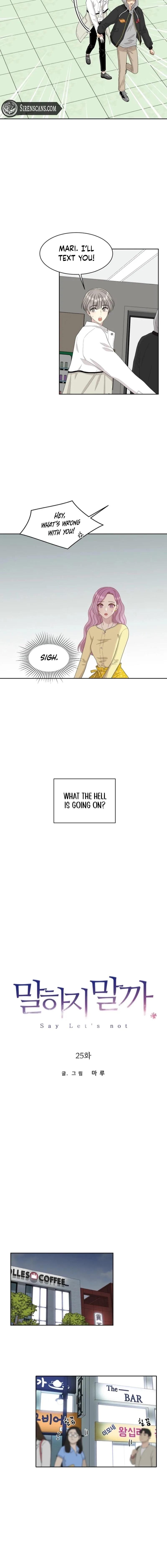 Say Let’s Not Chapter 25 page 3 - 