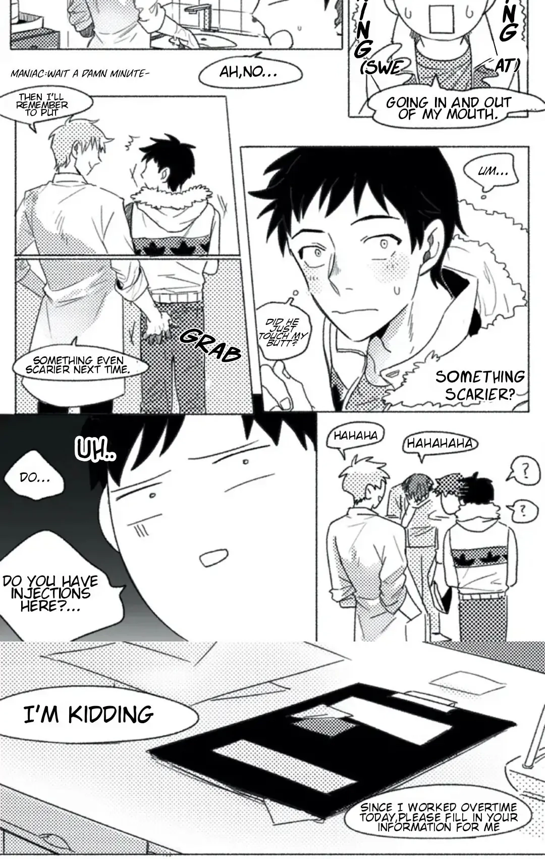 Read Scared Dentist chapter 1 image 12 on Lezhin
