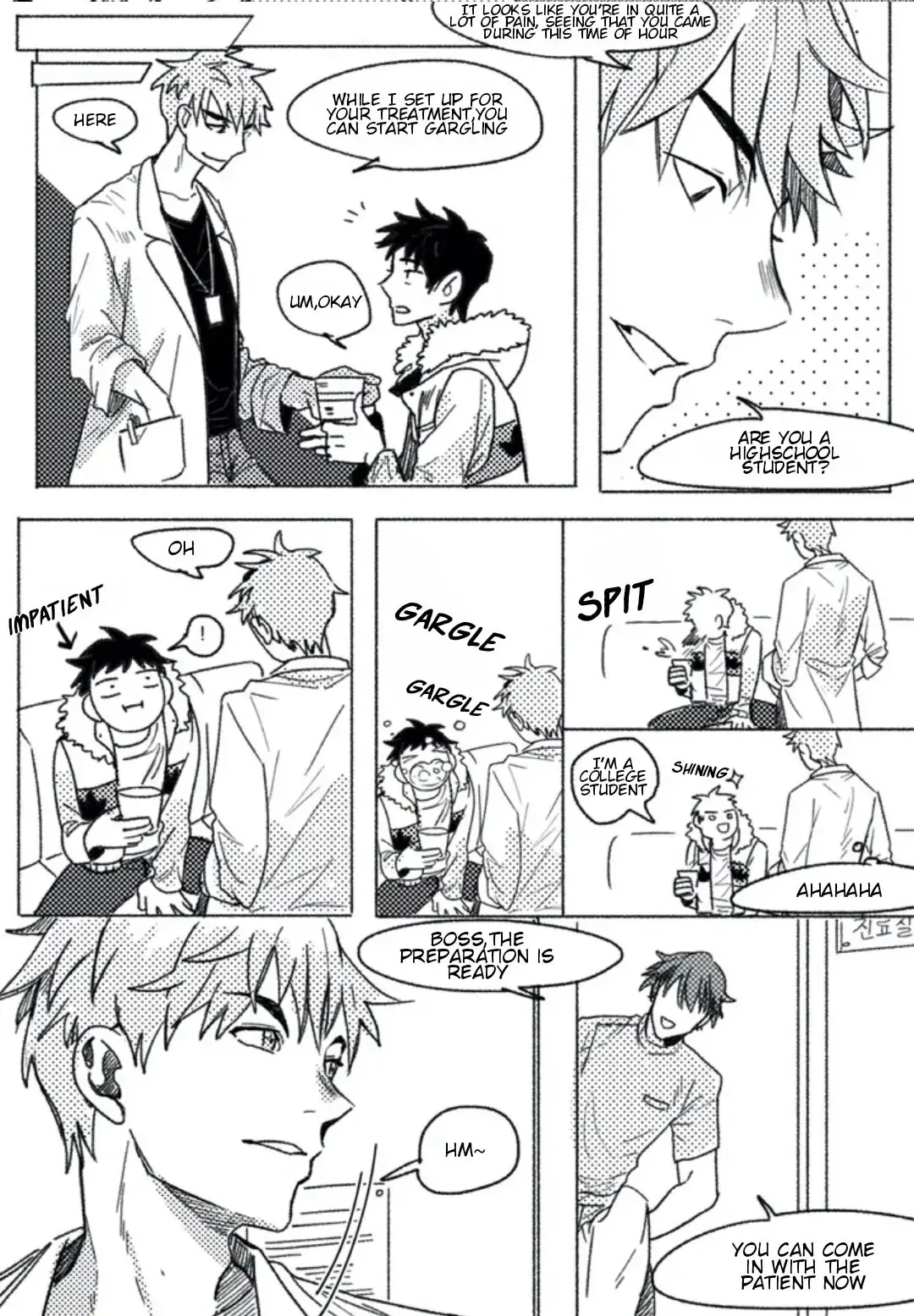 Read Scared Dentist chapter 1 image 8 on Lezhin