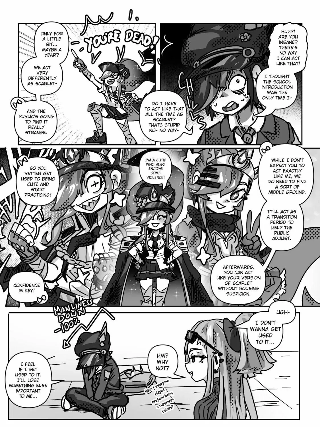 Read Scarlet Star chapter 2.2 image 24 on Lezhin