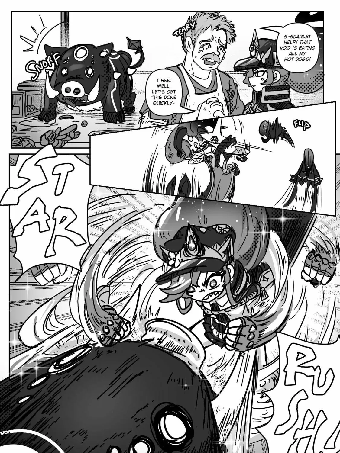 Read Scarlet Star chapter 2.2 image 8 on Lezhin