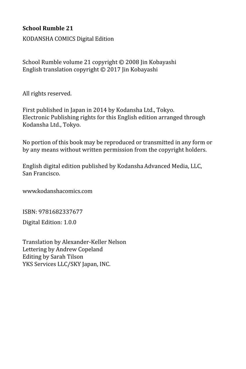 Read School Rumble chapter 330 image 11 on Lezhin