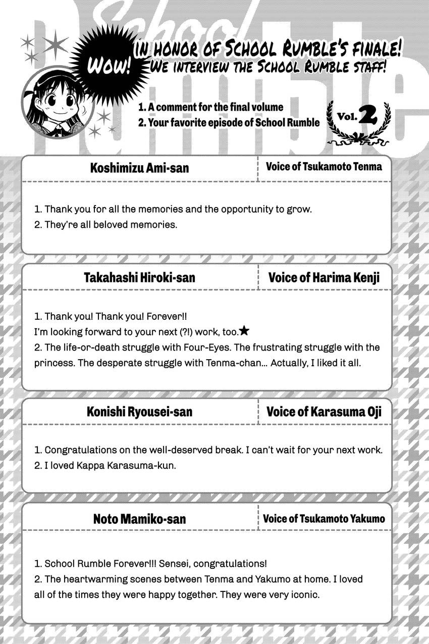 Read School Rumble chapter 333 image 9 on Lezhin