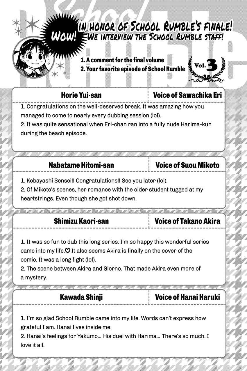 Read School Rumble chapter 336 image 8 on Lezhin