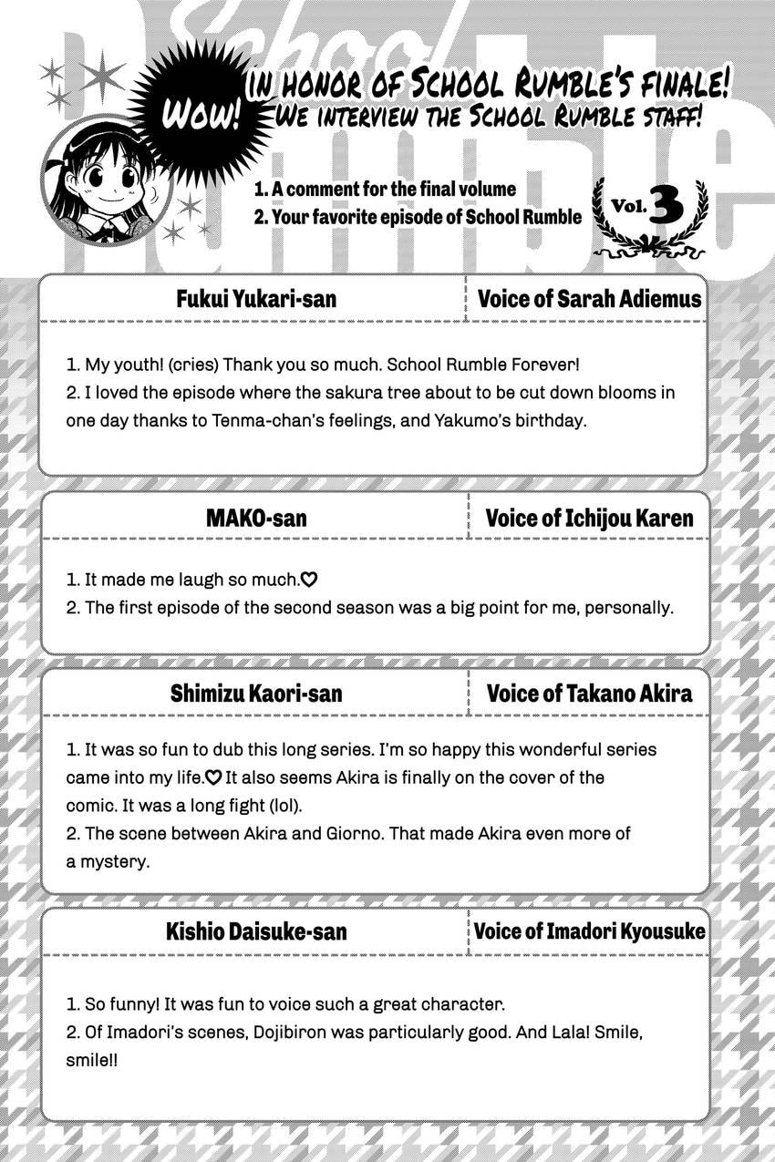 Read School Rumble chapter 337 image 9 on Lezhin