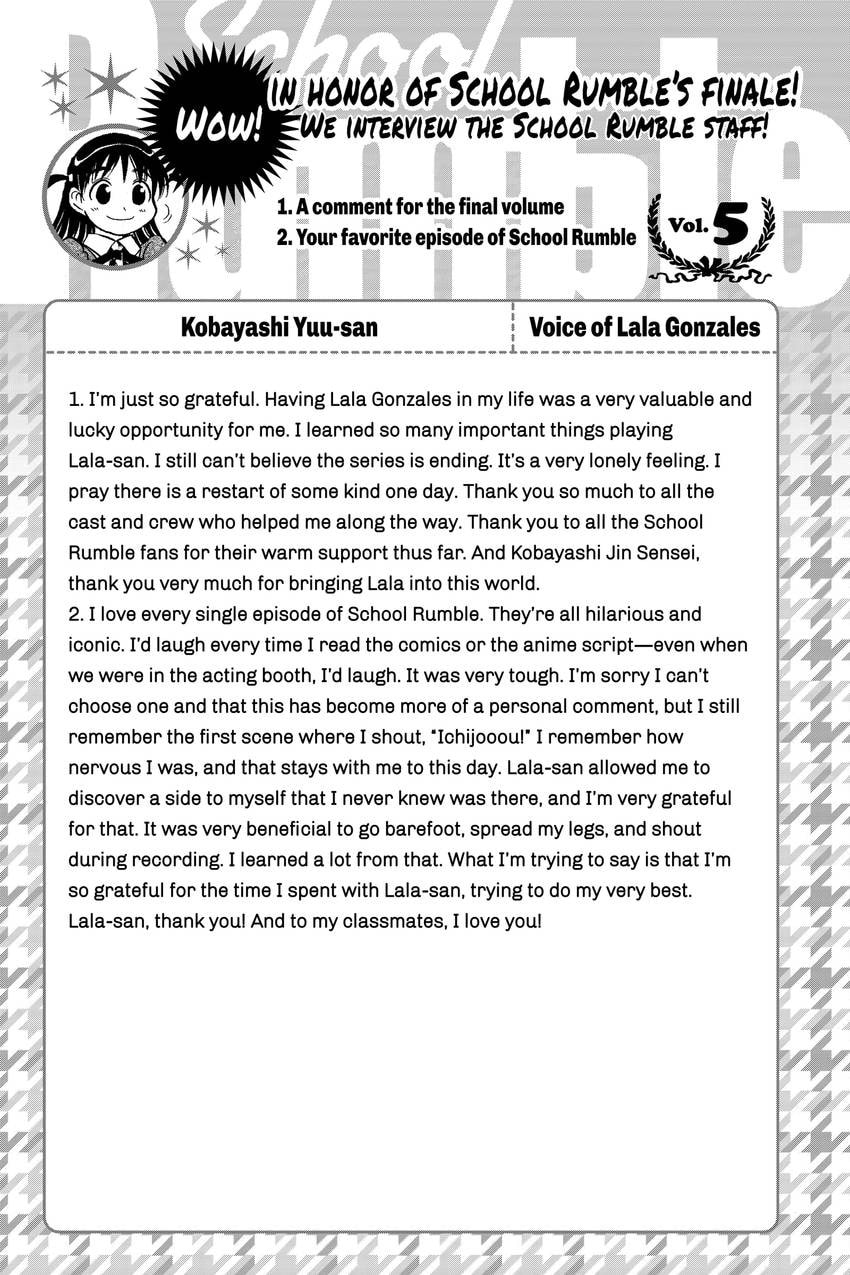 Read School Rumble chapter 338 image 9 on Lezhin