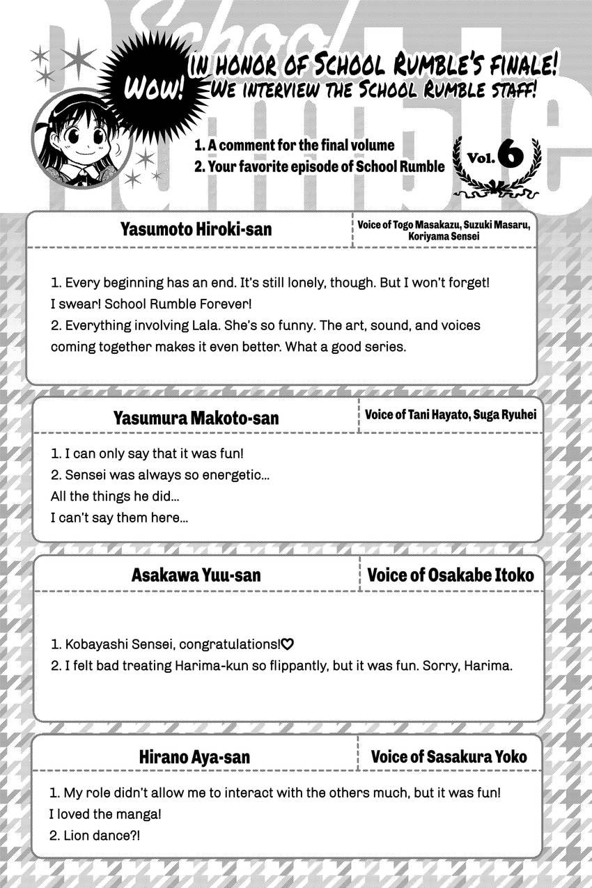 Read School Rumble chapter 339 image 9 on Lezhin