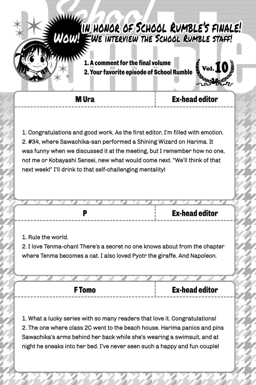 Read School Rumble chapter 342 image 11 on Lezhin